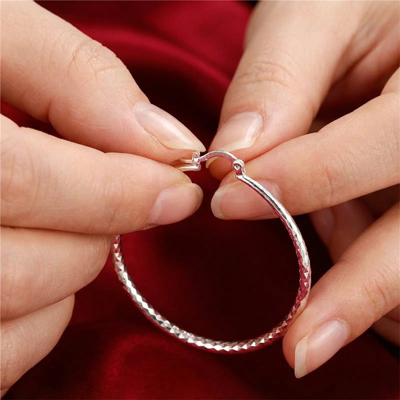 🎉KÖP 1, FÅ 1 GRATIS🎁Diam🎉 KÖP 1, FÅ 1 GRATIS 🎁 Diamantslipade hoop-örhängen för kvinnor – eleganta, glittrande 💎ond-Cut Hoop-örhängen för kvinnor