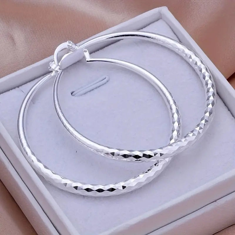 🎉KÖP 1, FÅ 1 GRATIS🎁Diam🎉 KÖP 1, FÅ 1 GRATIS 🎁 Diamantslipade hoop-örhängen för kvinnor – eleganta, glittrande 💎ond-Cut Hoop-örhängen för kvinnor