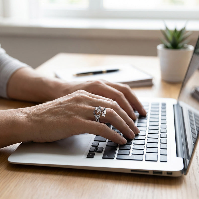 Keltisk treenighetsring – Vintagering i mystisk stil 🔮✨