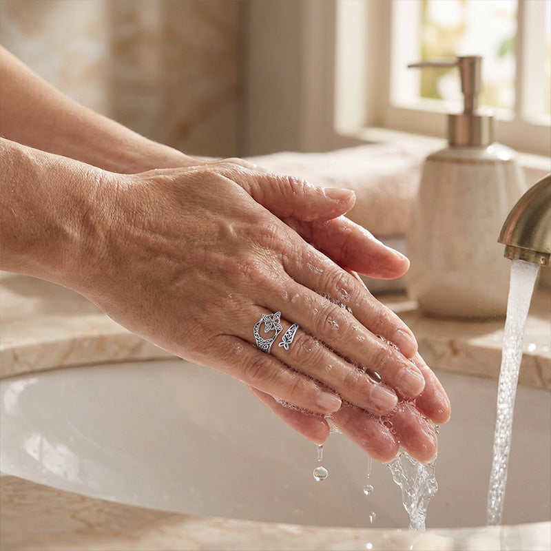 Keltisk treenighetsring – Vintagering i mystisk stil 🔮✨