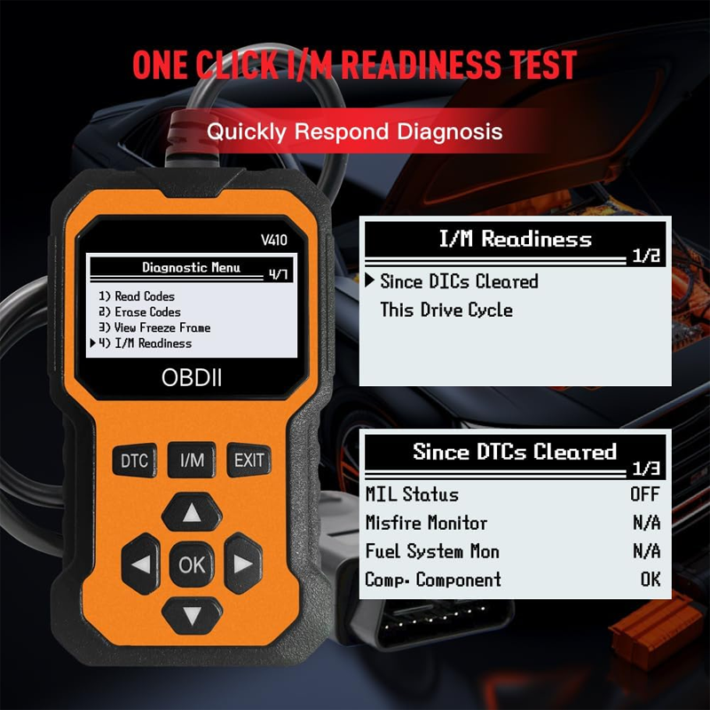 🔧🚗Professionell OBD2-skanner – Fullständig diagnostik, radera koder med ett klick och flerspråkig! 📊💡