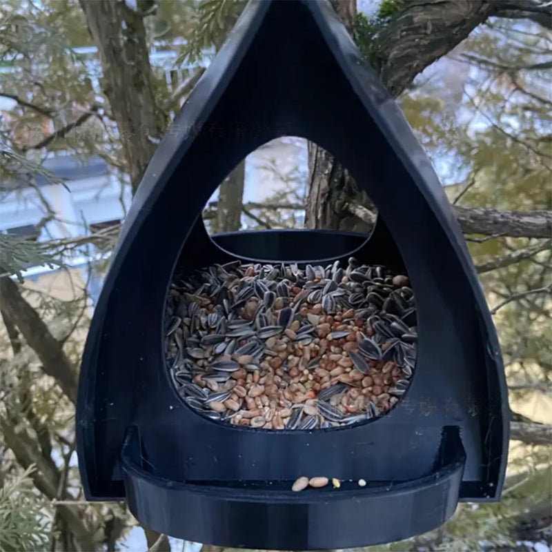 📢📢50 %  RABATT !! ⏰Hängande fågelmatare för trädgården med tak🐦