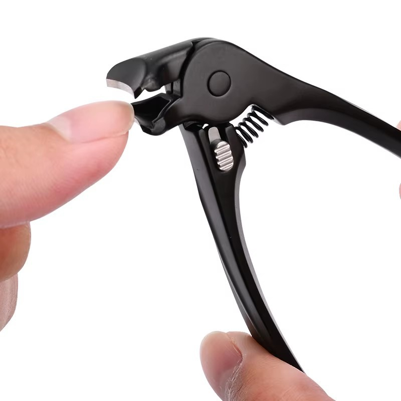 Nagelklippare i rostfritt stål med stänkskydd – Stor öppning för inåtväxta naglar och fotvård ✂️👣