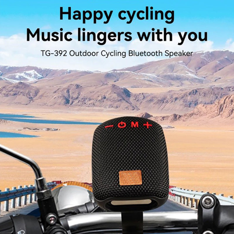 💎 Vattentät Bluetooth-högtalare för cyklar – IPX5, TWS-stereo och stöd för TF-kort