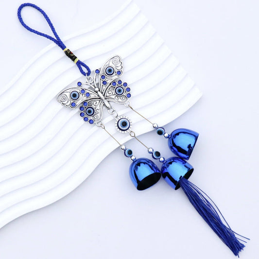 🔮50 % RABATT! ✨ Nazar Amulet Wind Chime – Autentiskt skydd, lugnande klockor och andlig symbolik för hemmet eller som present 🌬️