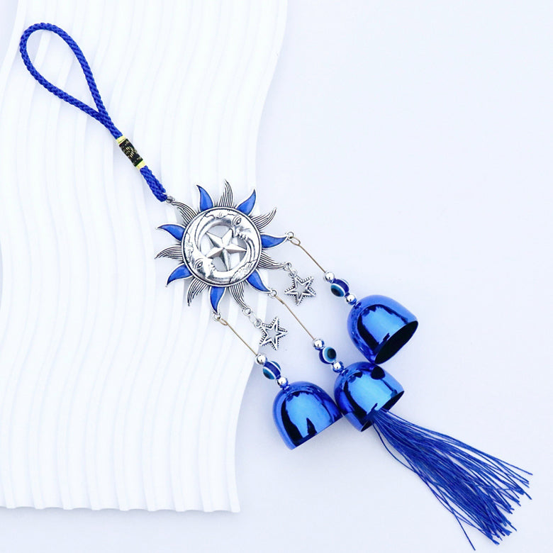 🔮50 % RABATT! ✨ Nazar Amulet Wind Chime – Autentiskt skydd, lugnande klockor och andlig symbolik för hemmet eller som present 🌬️