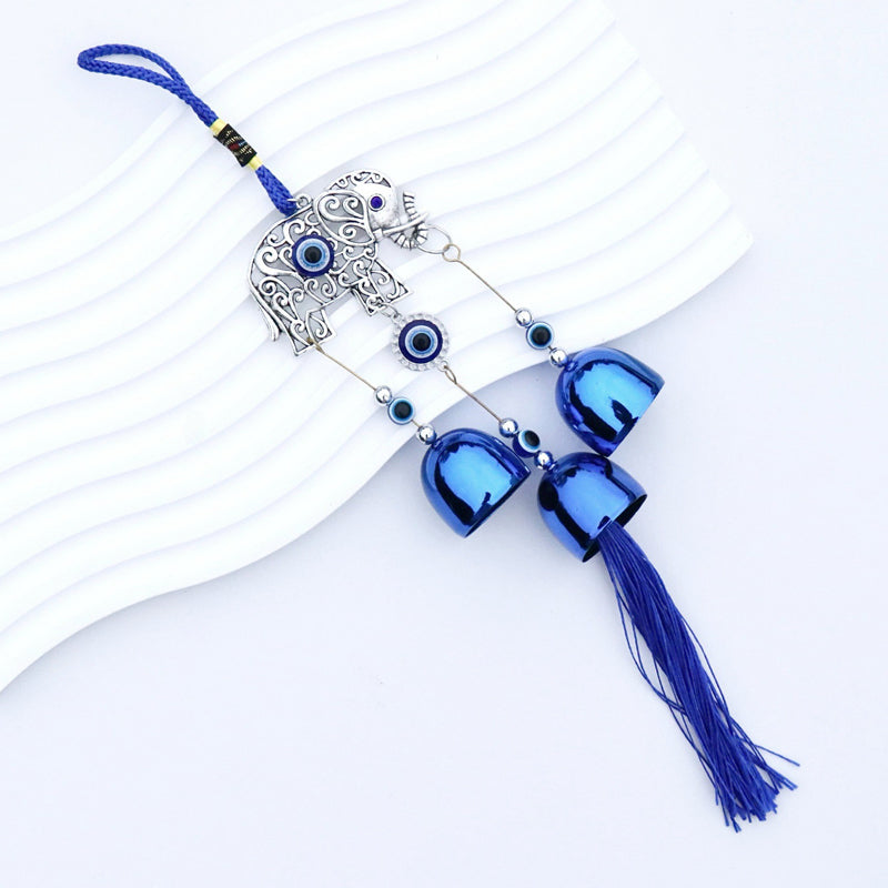 🔮50 % RABATT! ✨ Nazar Amulet Wind Chime – Autentiskt skydd, lugnande klockor och andlig symbolik för hemmet eller som present 🌬️