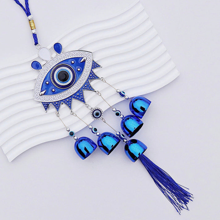 🔮50 % RABATT! ✨ Nazar Amulet Wind Chime – Autentiskt skydd, lugnande klockor och andlig symbolik för hemmet eller som present 🌬️