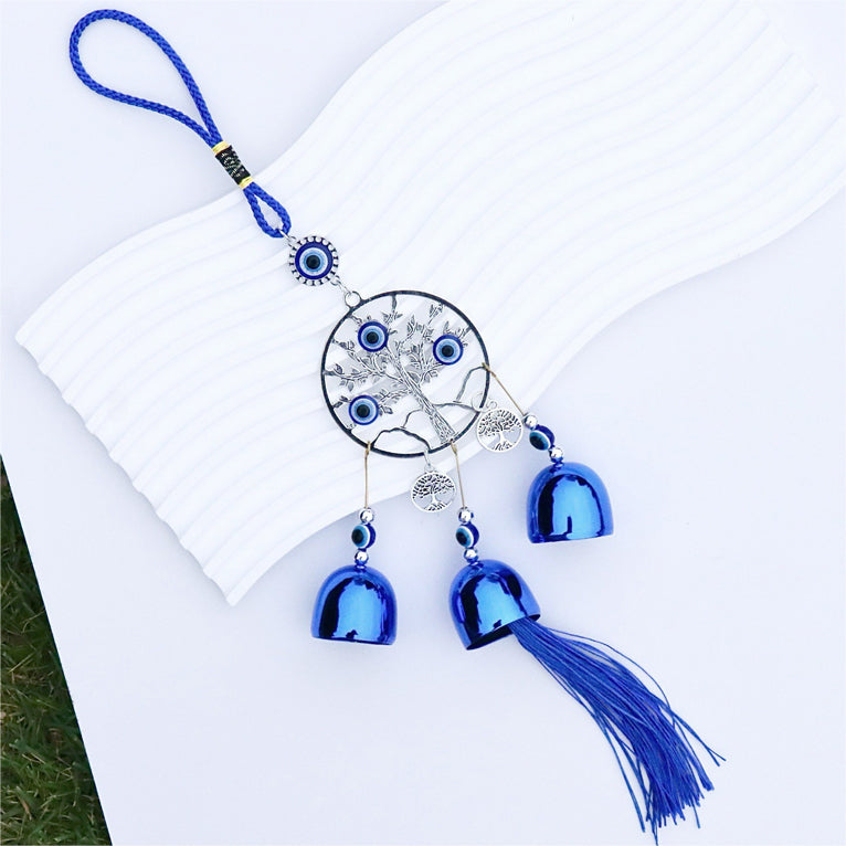 🔮50 % RABATT! ✨ Nazar Amulet Wind Chime – Autentiskt skydd, lugnande klockor och andlig symbolik för hemmet eller som present 🌬️