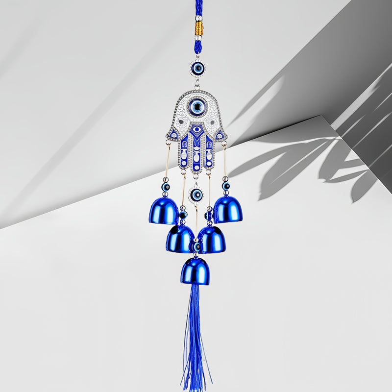 🔮50 % RABATT! ✨ Nazar Amulet Wind Chime – Autentiskt skydd, lugnande klockor och andlig symbolik för hemmet eller som present 🌬️