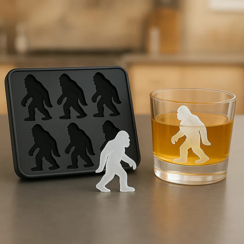 💎 50 % rabatt! 💎 Bigfoot silikonform för isbitar – Sasquatch-isbitar som smälter långsamt, BPA-fria och perfekta för fester.