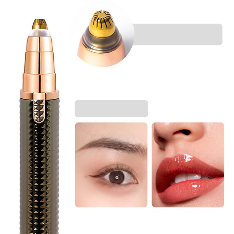 🔄🧔‍♀️🧔‍♂️ 50% OFF FOR A LIMITED TIME! 3-in-1 electric eyebrow trimmer - interchangeable heads for eyebrow, face and detail trimming - ideal for both men and women, so you are always well-groomed, wherever you are and whenever you want 🌍💈