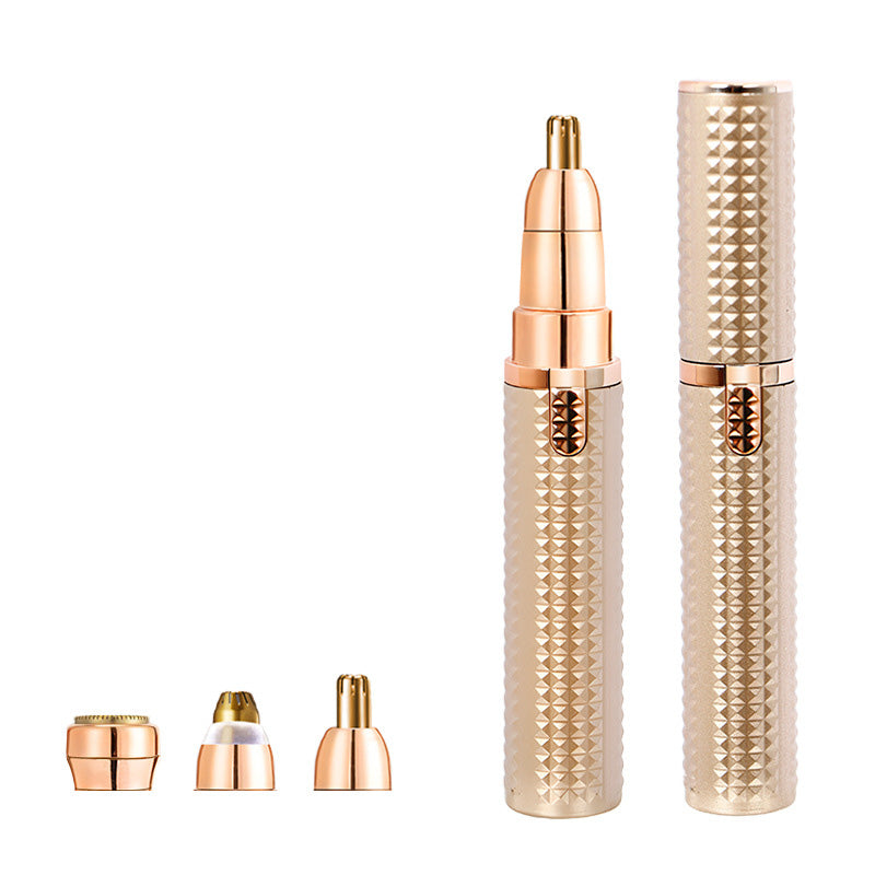 🔄🧔‍♀️🧔‍♂️ 50% OFF FOR A LIMITED TIME! 3-in-1 electric eyebrow trimmer - interchangeable heads for eyebrow, face and detail trimming - ideal for both men and women, so you are always well-groomed, wherever you are and whenever you want 🌍💈