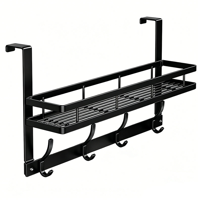 🪄 BEGRÄNSAD TID: 50 % RABATT! ✨ Dörrkrok med korg – platsbesparande, stabil, monteras utan verktyg 🚪