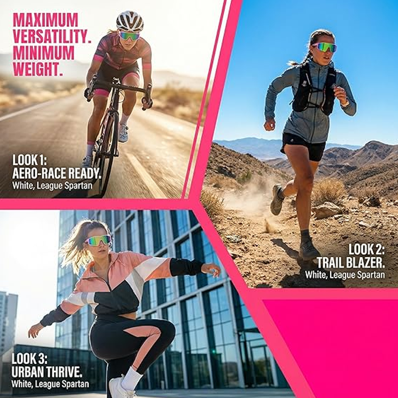 🎉 Rea 2026 – Över 96 000 sålda! 🕶️ Polariserade sportglasögon för män och kvinnor – UV400 och färgglada spegellinser 🏃