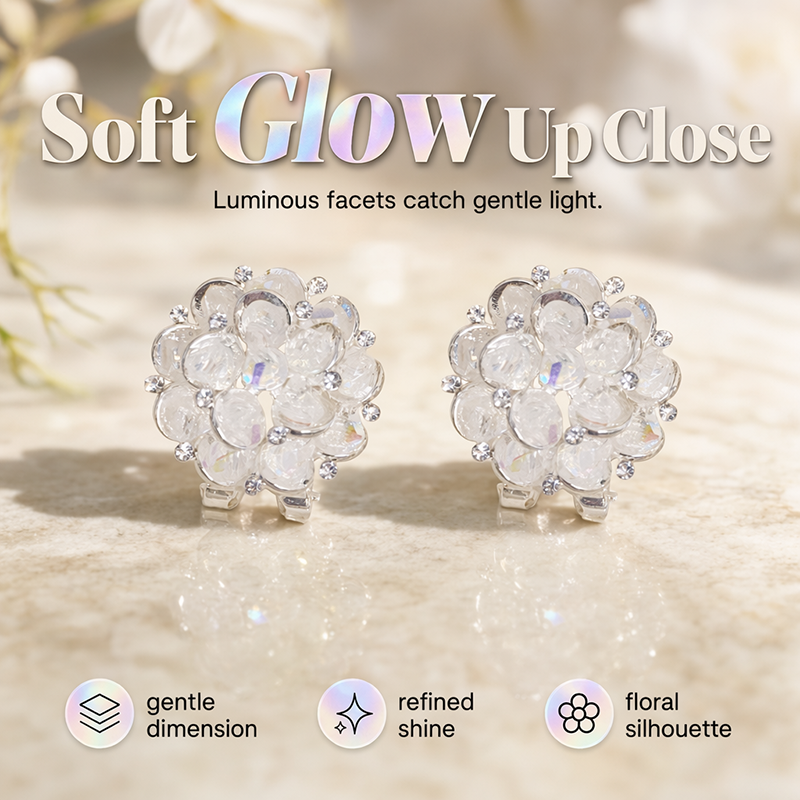 💎 Rea 2026 – Över 52 000 sålda!✨ Eleganta örhängen med blommotiv – glittrande detaljer och lätt och bekväm passform 🌸