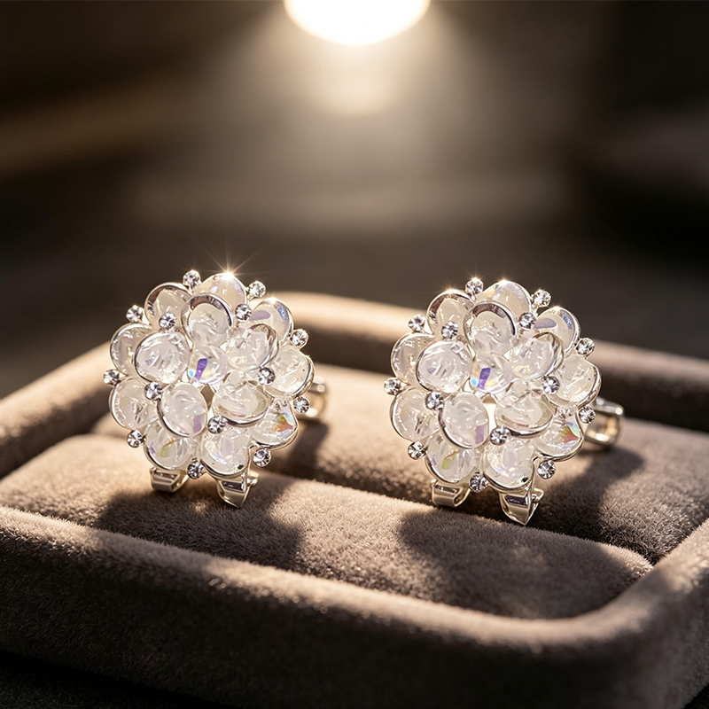 💎 Rea 2026 – Över 52 000 sålda!✨ Eleganta örhängen med blommotiv – glittrande detaljer och lätt och bekväm passform 🌸
