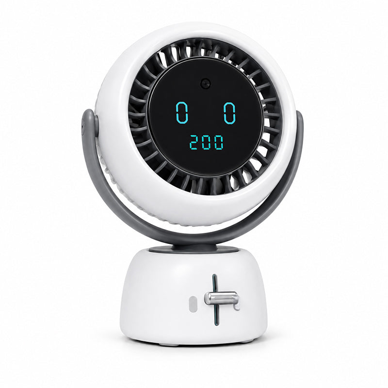 🎉 2026 Sale — Over 37,000 Sold! 🌀 Smart Face Tracking Desktop Fan – 120° Wide Oscillation 🌬️