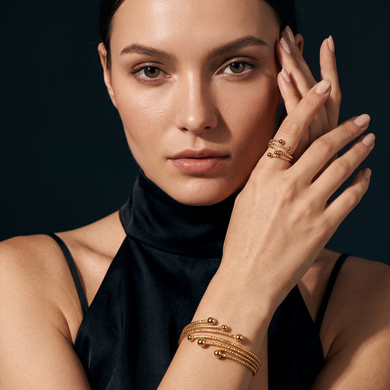 🎉 Sonderangebot 2026 – Über 68.000 verkaufte Exemplare! 💍 „Sparkle Wrap“-Armband-Set für Damen – mehrschichtiges Glanz-Design ✨