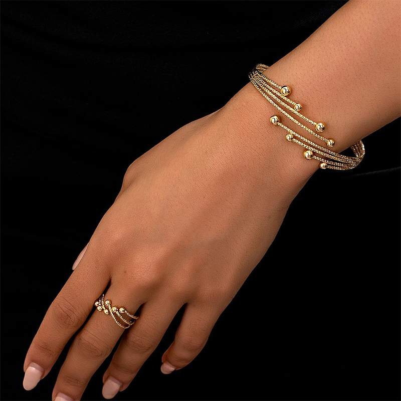 🎉 Sonderangebot 2026 – Über 68.000 verkaufte Exemplare! 💍 „Sparkle Wrap“-Armband-Set für Damen – mehrschichtiges Glanz-Design ✨