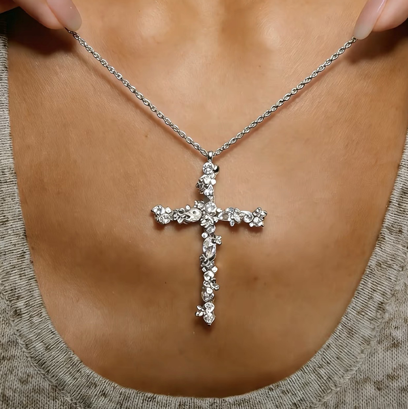 ✨ 2026-rea — Över 31 700 sålda!✝️ Halsband med strålande kors