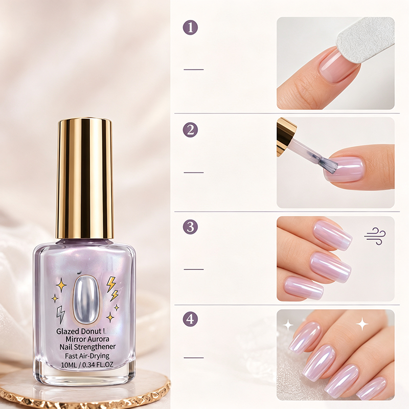 🎉 Rea 2026 – Över 24 700 sålda!💅 Lilac Glossy Mirror nagelförstärkare