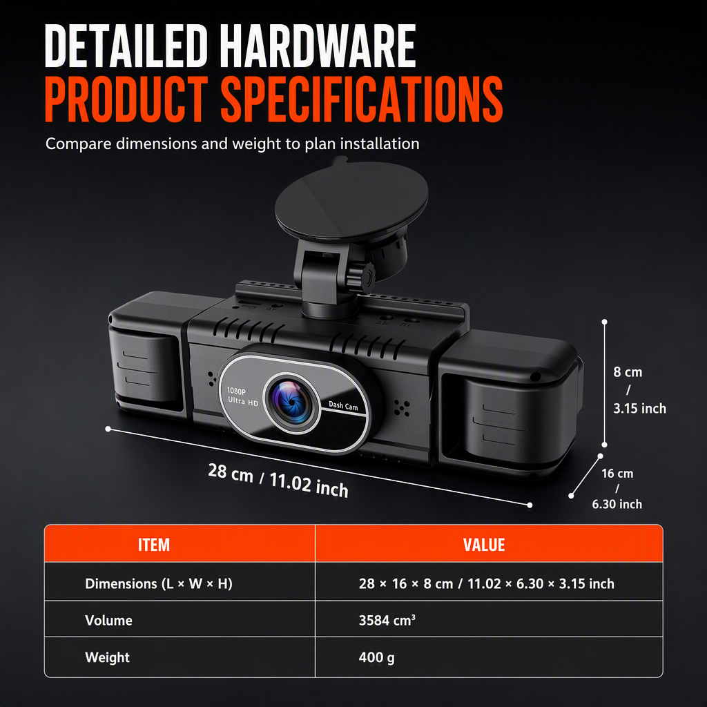 🎥 LIMITED-TIME 50% OFF! ⚡ Four-Lens Rotatable Dash Cam – 1080P, Infrared Night Vision, Multi-Angle Recording 🚗